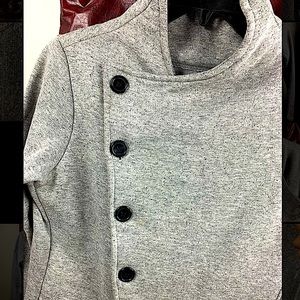 Long Cotton Italian Sweater Jacket